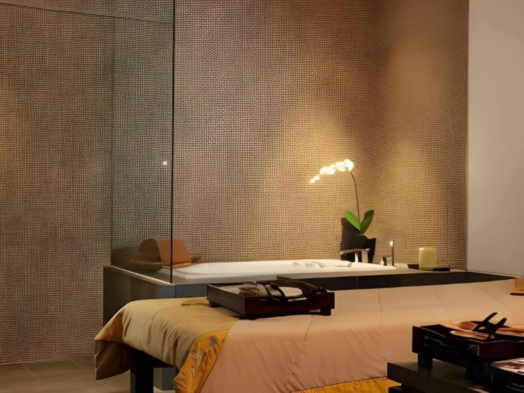 Bed in Hotel Tentrem Yogyakarta