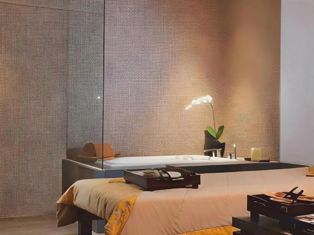 Bed in Hotel Tentrem Yogyakarta