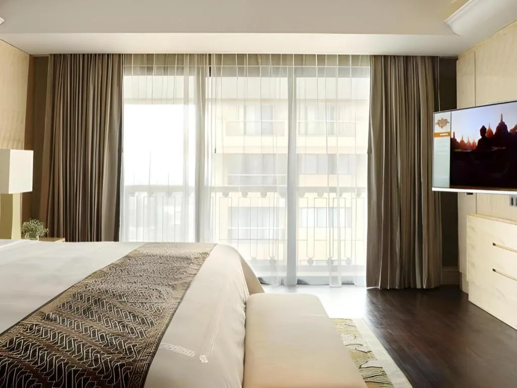 Bed in Hotel Tentrem Yogyakarta