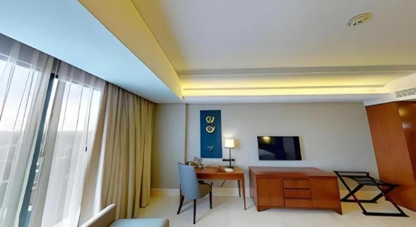 Bed in Hotel Tentrem Yogyakarta