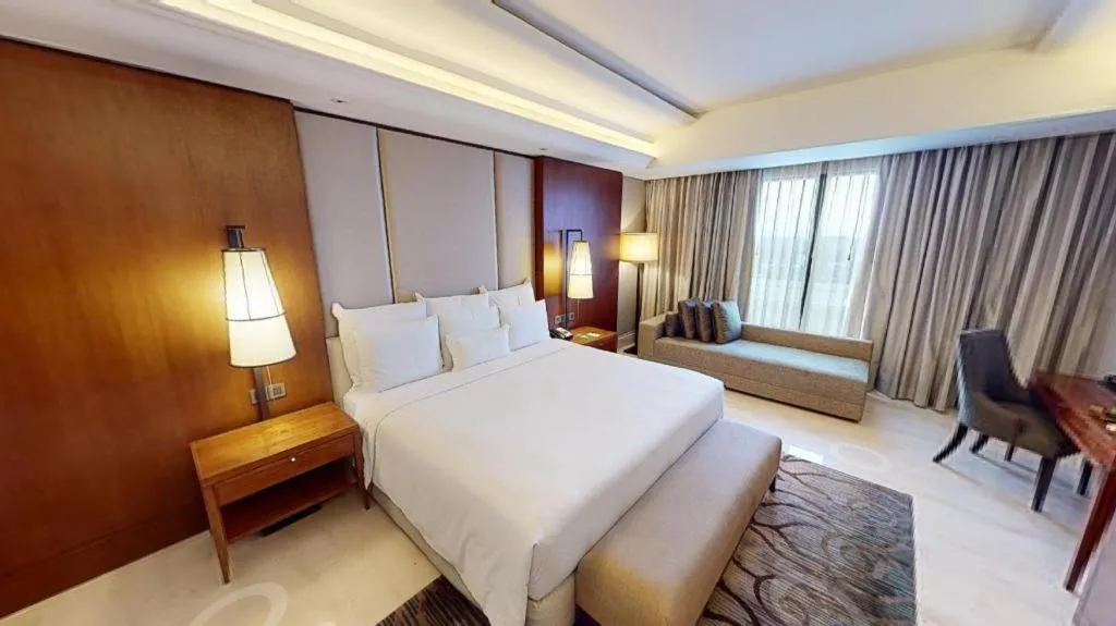 Bed in Hotel Tentrem Yogyakarta