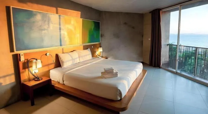 Bed in B2 Sea View Pattaya Boutique & Budget Hotel