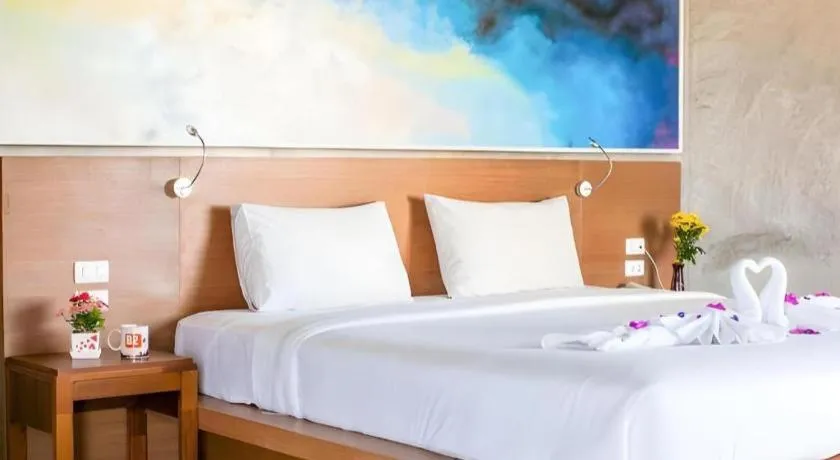 Bed in B2 Sea View Pattaya Boutique & Budget Hotel