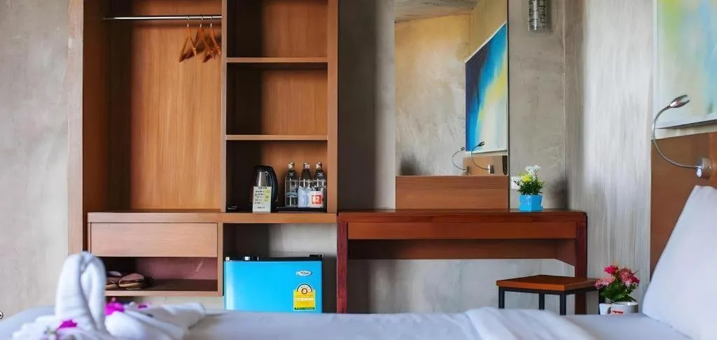 Bed in B2 Sea View Pattaya Boutique & Budget Hotel