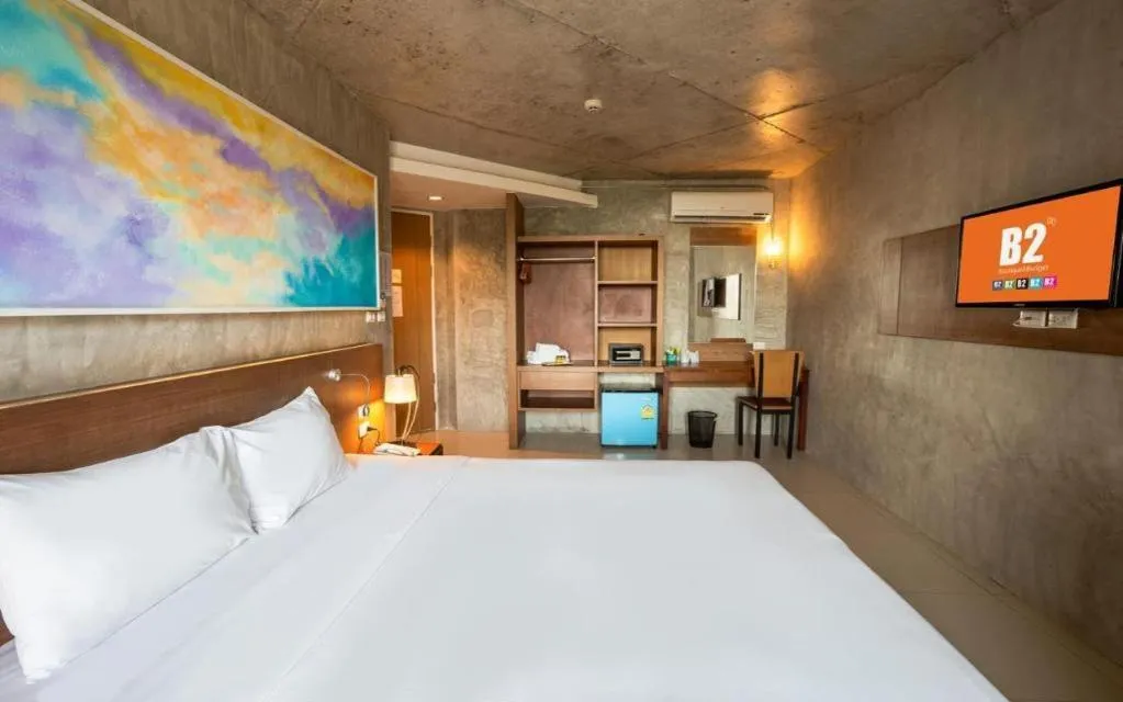 Bed in B2 Sea View Pattaya Boutique & Budget Hotel