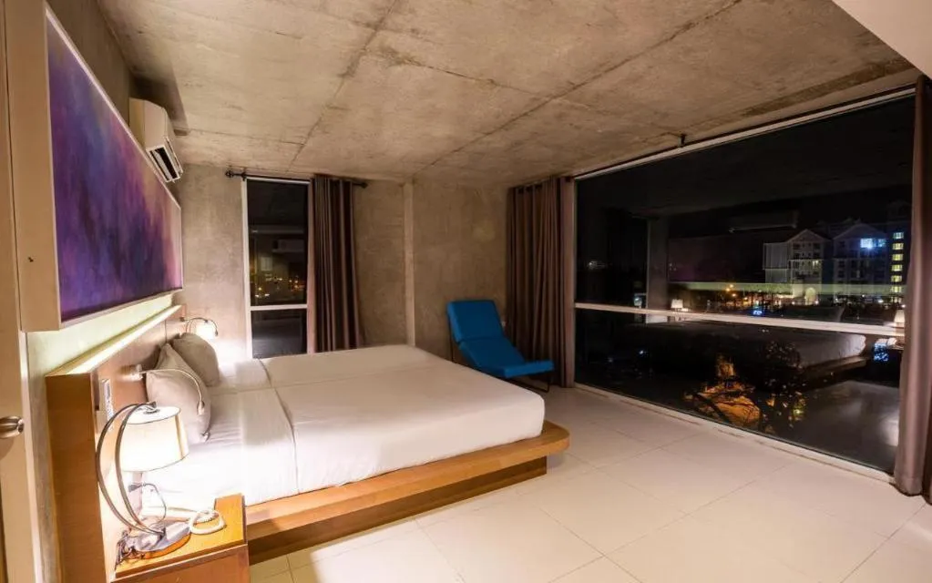Bed in B2 Sea View Pattaya Boutique & Budget Hotel