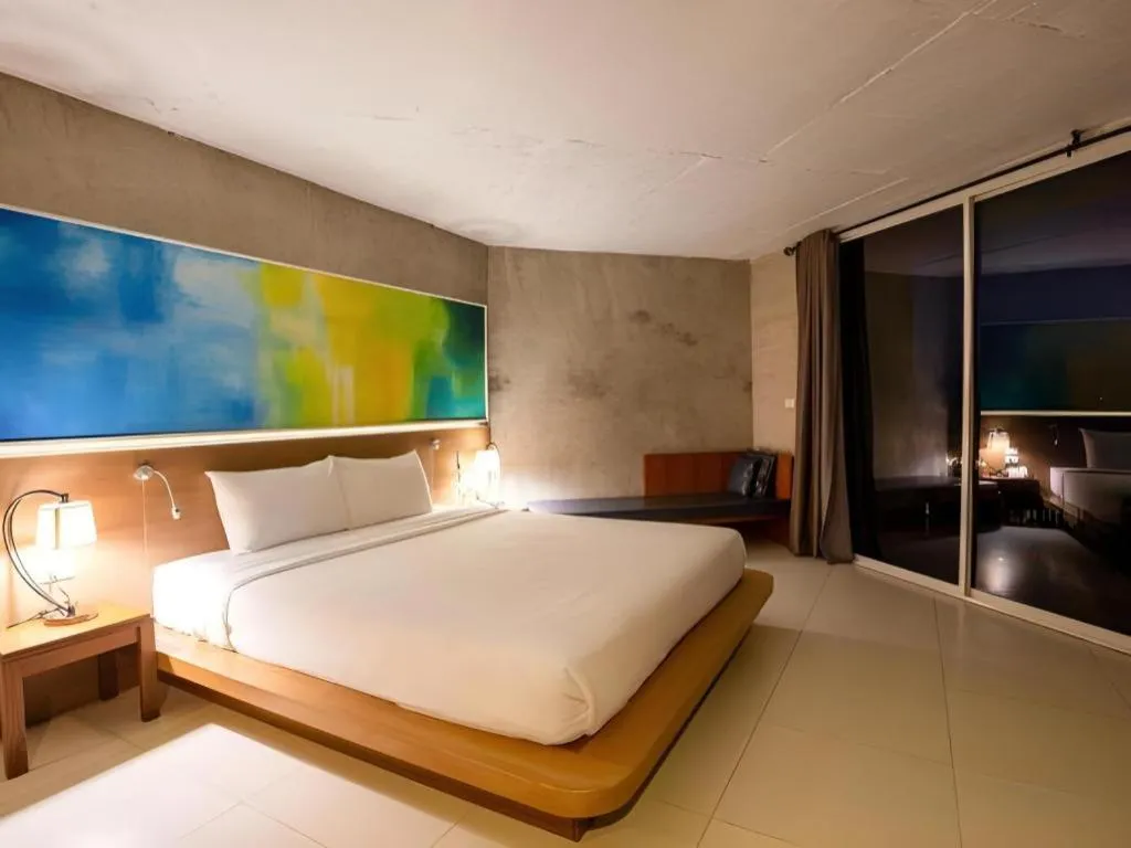 Bed in B2 Sea View Pattaya Boutique & Budget Hotel