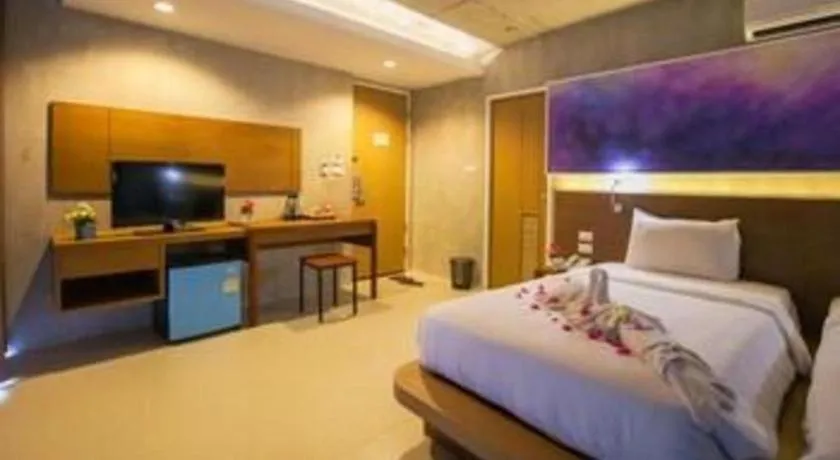 Bed in B2 Sea View Pattaya Boutique & Budget Hotel