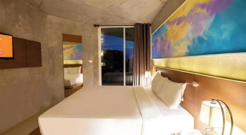 Bed in B2 Sea View Pattaya Boutique & Budget Hotel