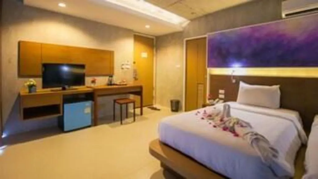 Bed in B2 Sea View Pattaya Boutique & Budget Hotel