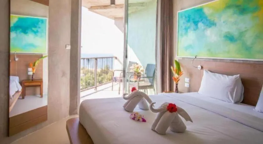 Bed in B2 Sea View Pattaya Boutique & Budget Hotel