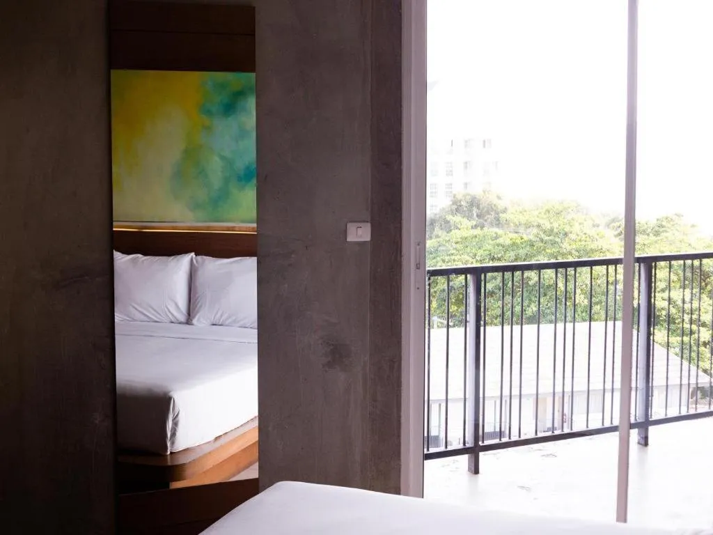 Bed in B2 Sea View Pattaya Boutique & Budget Hotel