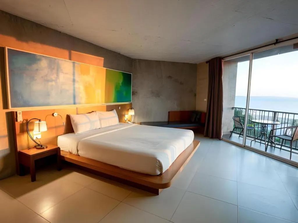 Bed in B2 Sea View Pattaya Boutique & Budget Hotel