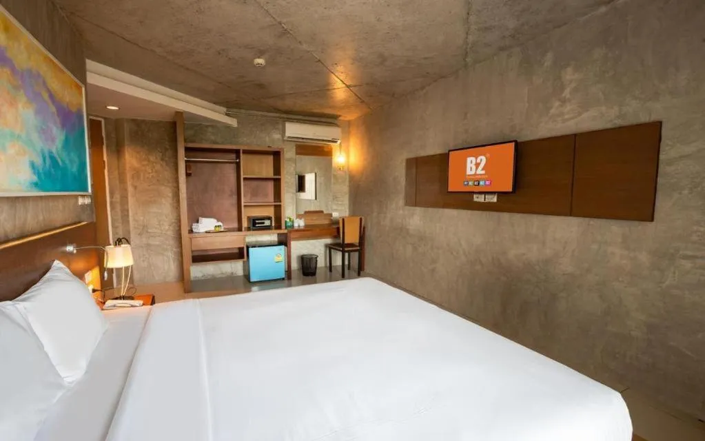Bed in B2 Sea View Pattaya Boutique & Budget Hotel