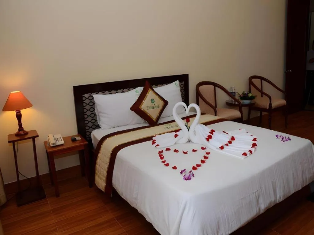 Bed in 7S Hotel Thu Bon Danang