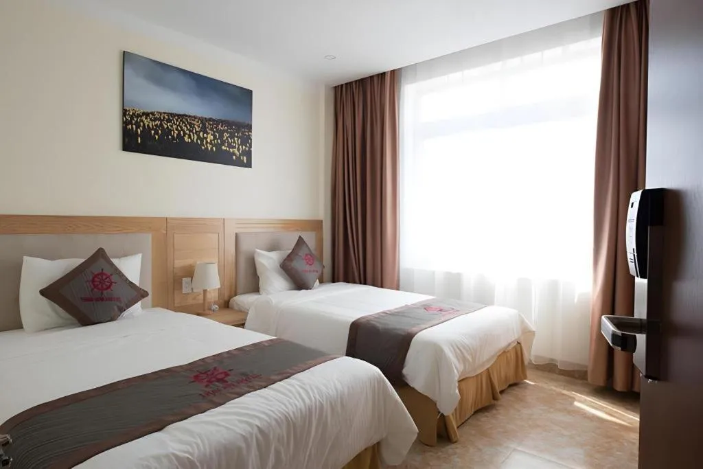 Bed in Thai An Hotel