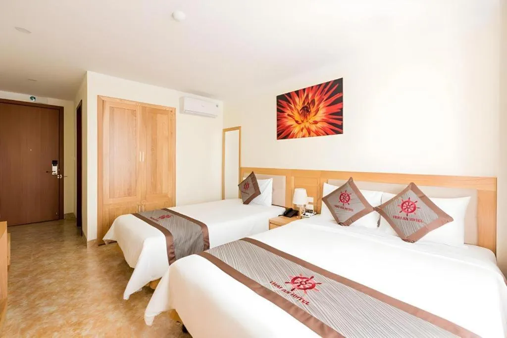 Bed in Thai An Hotel