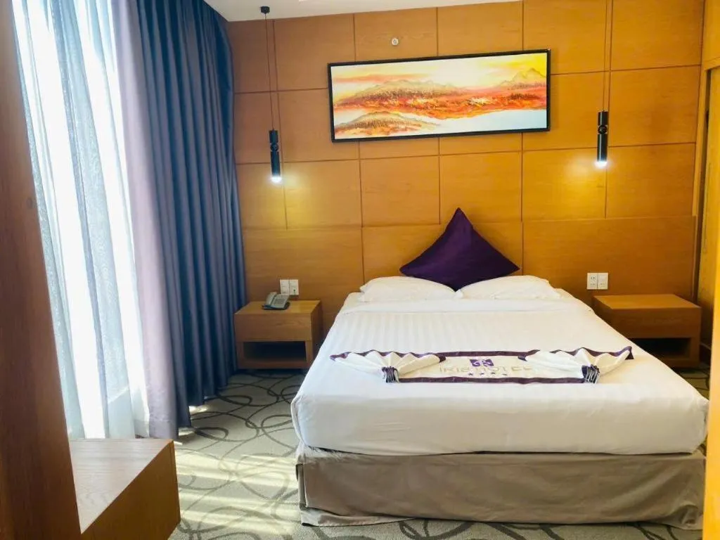 Bed in Iris Hotel Can Tho