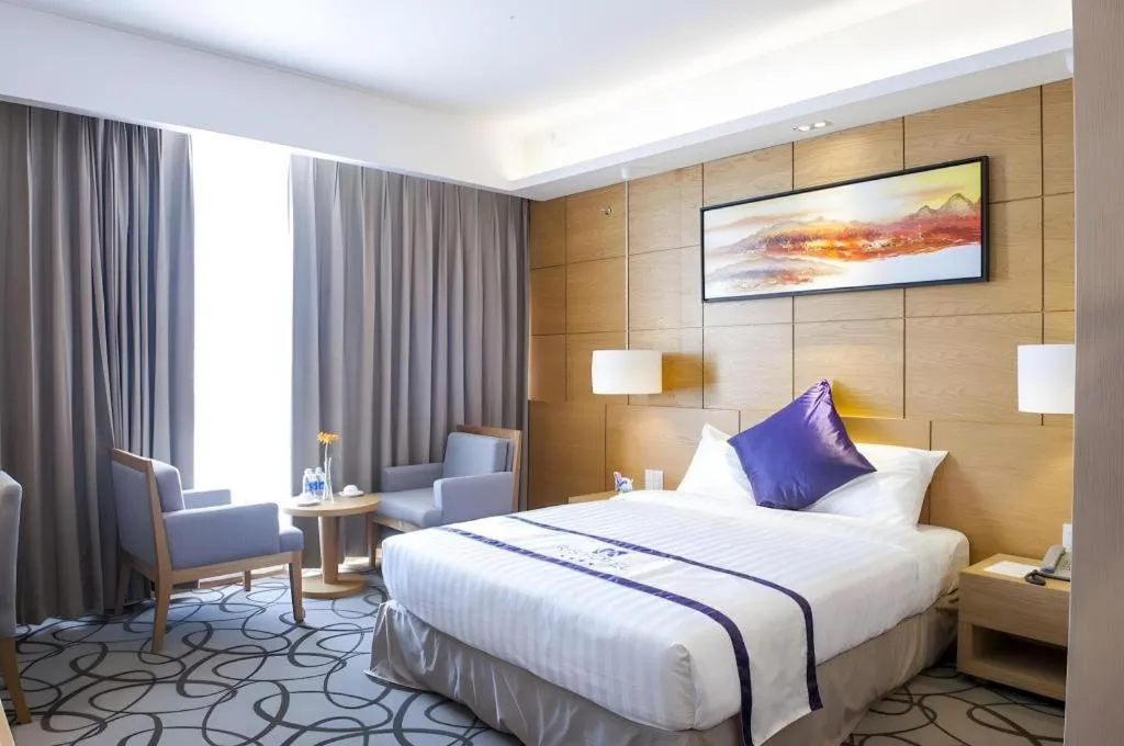 Bed in Iris Hotel Can Tho