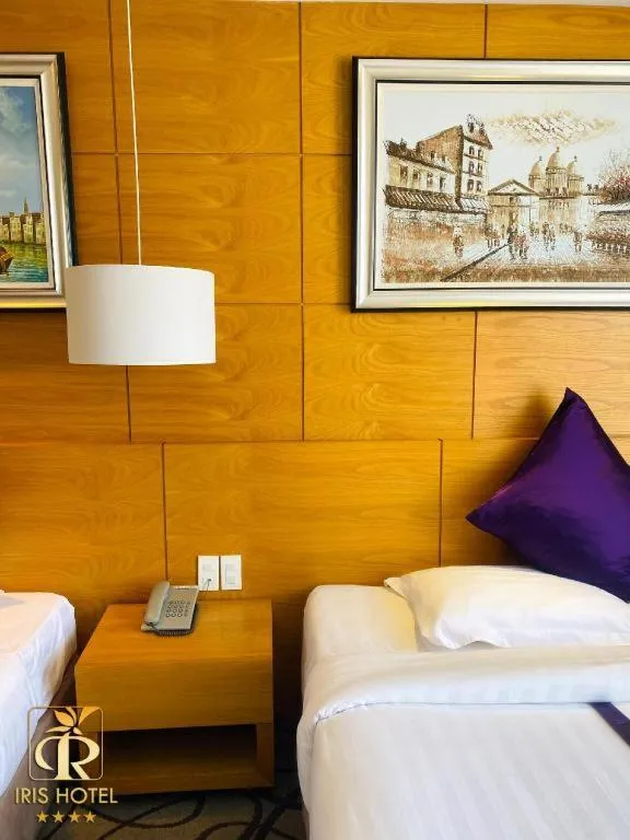 Bed in Iris Hotel Can Tho
