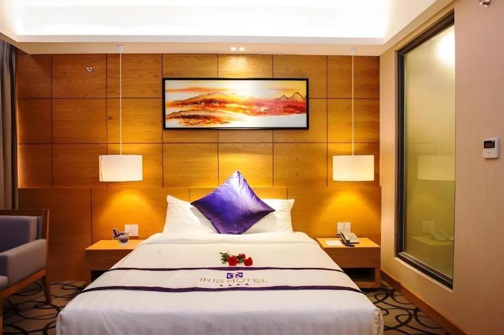 Bed in Iris Hotel Can Tho