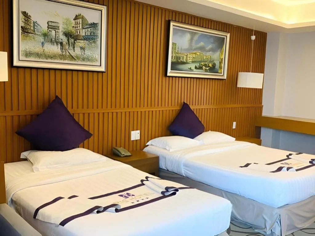 Bed in Iris Hotel Can Tho