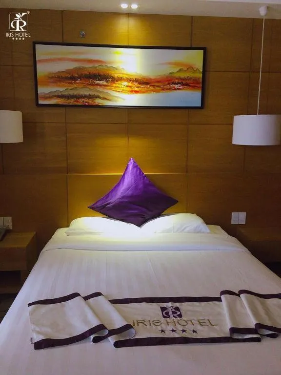 Bed in Iris Hotel Can Tho