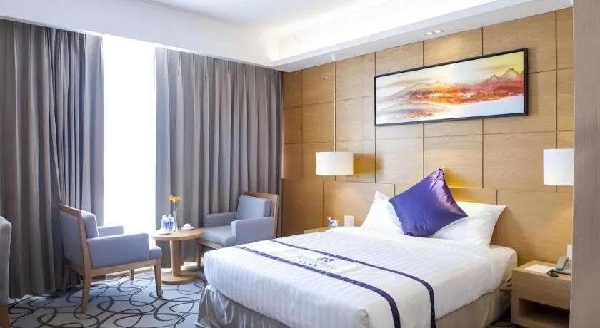 Bed in Iris Hotel Can Tho