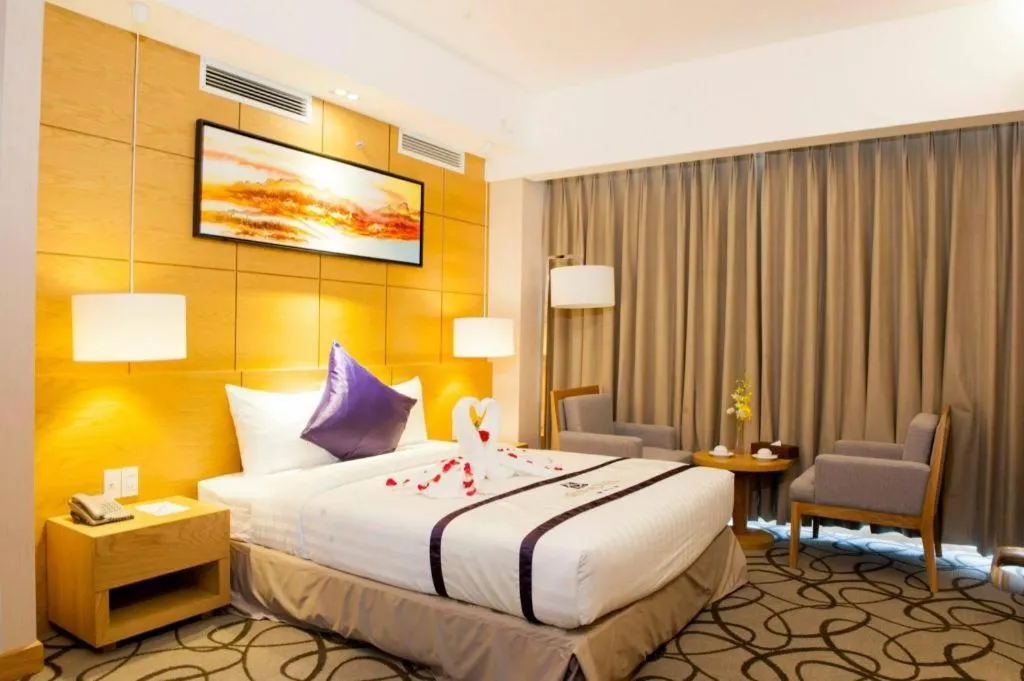 Bed in Iris Hotel Can Tho