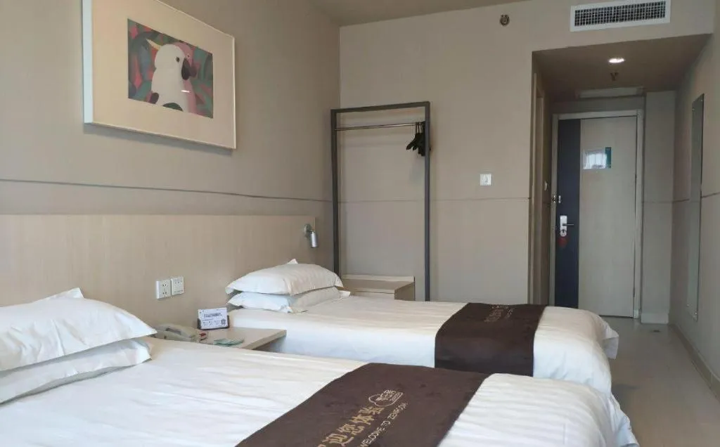 Bed in Jinjiang Inn Weihai Liugong Island Scenic Spot Shopping Market