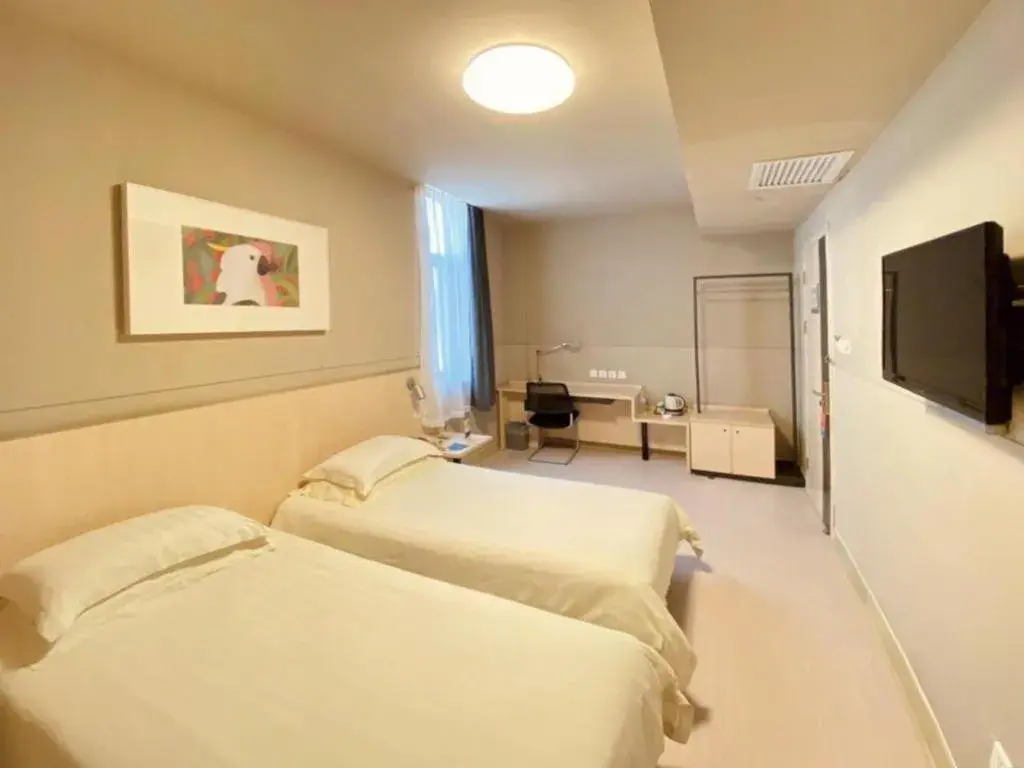 Bed in Jinjiang Inn Weihai Liugong Island Scenic Spot Shopping Market Bed in Jinjiang Inn Weihai Liugong Island Scenic Spot Shopping Market