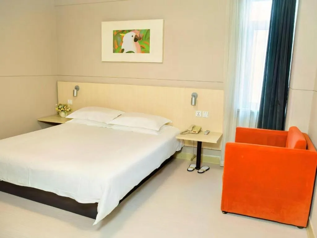 Bed in Jinjiang Inn Weihai Liugong Island Scenic Spot Shopping Market