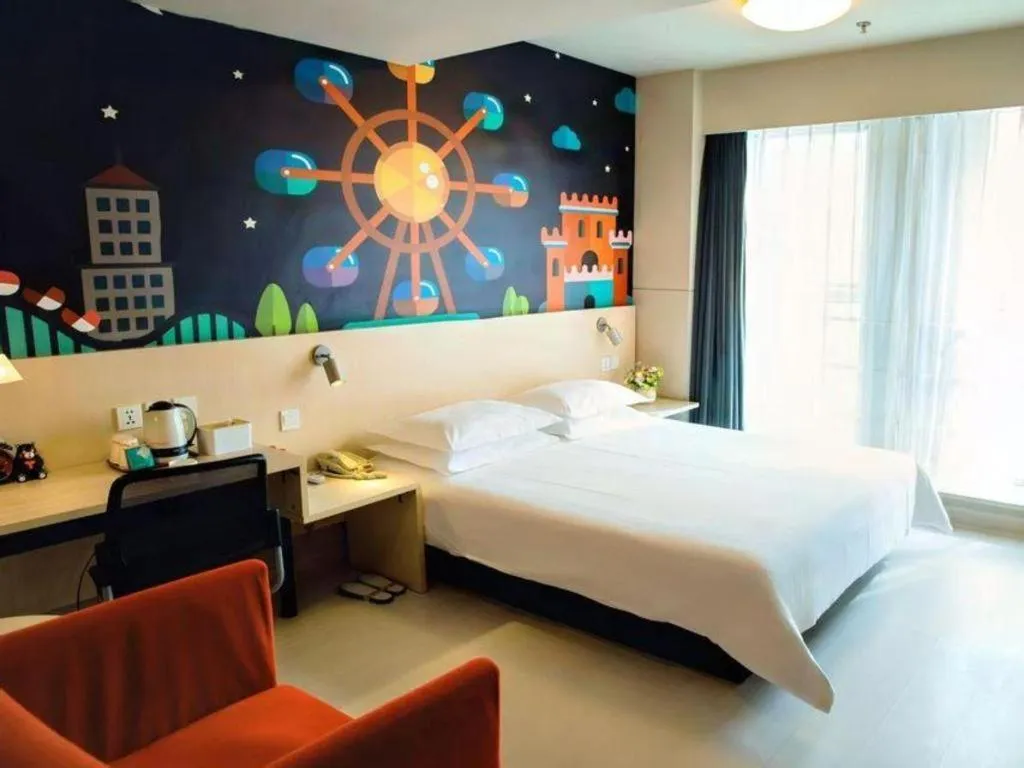 Bed in Jinjiang Inn Weihai Liugong Island Scenic Spot Shopping Market