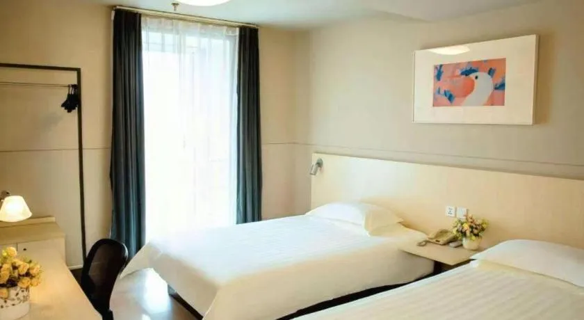 Bed in Jinjiang Inn Weihai Liugong Island Scenic Spot Shopping Market