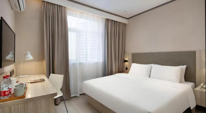 Bed in Hanting Hotel Changsha Xiangya Fu'er Ziyuan Road