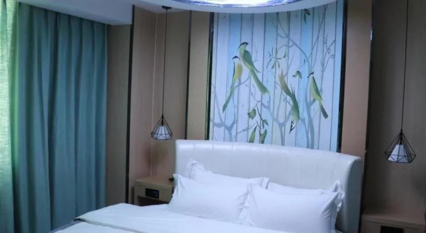 Bed in GreenTree Alliance Jiangsu Nanjing Pukou District Zhongsheng Street Wende Road Metro Station Hotel