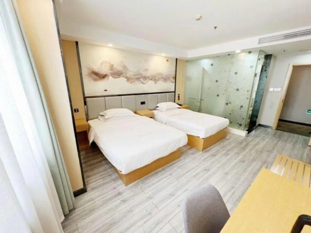 Bed in GreenTree Alliance Jiangsu Nanjing Pukou District Zhongsheng Street Wende Road Metro Station Hotel