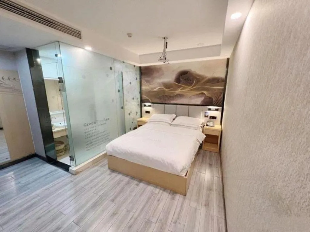 Bed in GreenTree Alliance Jiangsu Nanjing Pukou District Zhongsheng Street Wende Road Metro Station Hotel