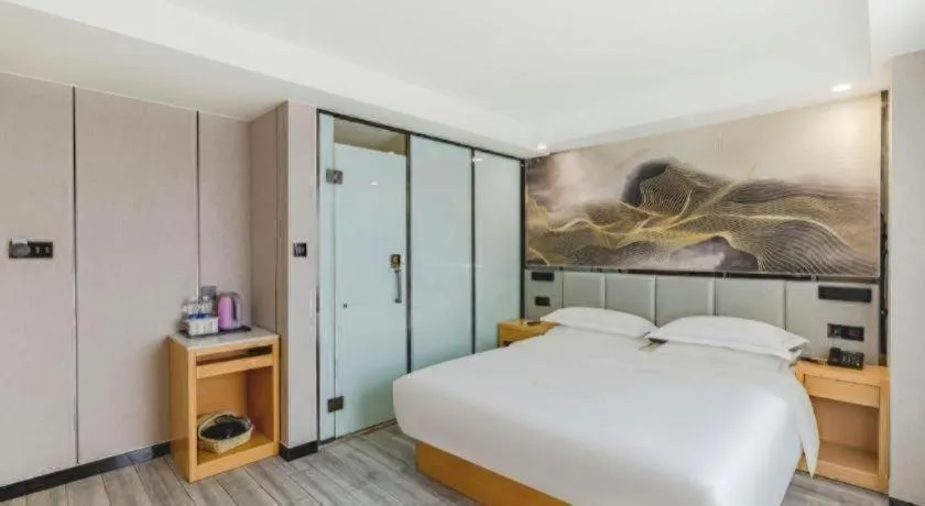 Bed in GreenTree Alliance Jiangsu Nanjing Pukou District Zhongsheng Street Wende Road Metro Station Hotel