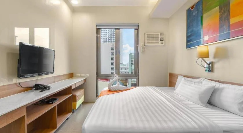 Bed in ABC Hotel Cebu