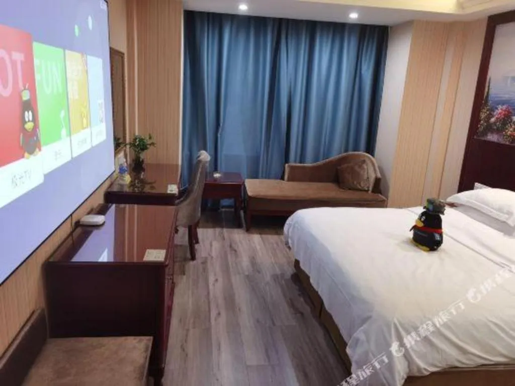 Bed in Vienna Classic Hotel Ningbo Xiangshan Wanda