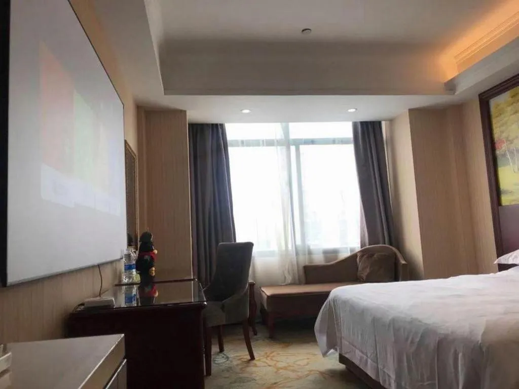 Bed in Vienna Classic Hotel Ningbo Xiangshan Wanda