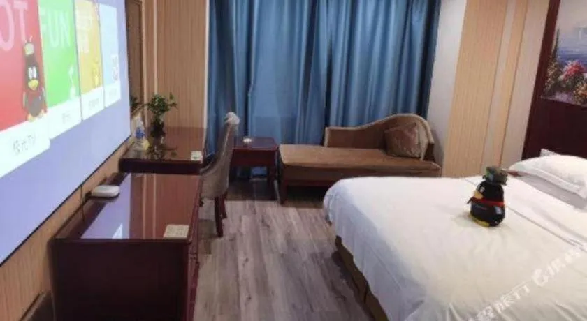 Bed in Vienna Classic Hotel Ningbo Xiangshan Wanda