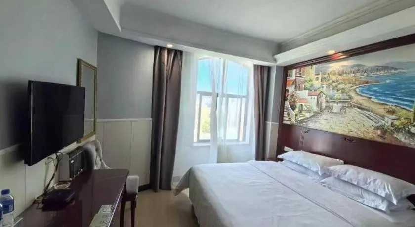 Bed in Vienna Classic Hotel Ningbo Xiangshan Wanda