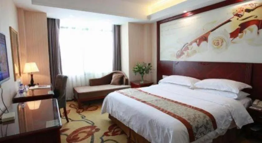 Bed in Vienna Classic Hotel Ningbo Xiangshan Wanda