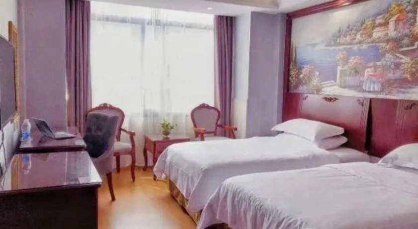 Bed in Vienna Classic Hotel Ningbo Xiangshan Wanda