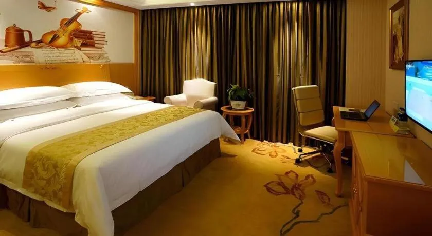 Bed in Vienna Hotel Shanghai Hongqiao Huaxin Road