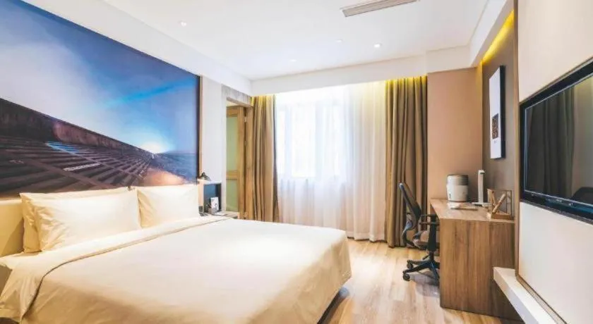 Bed in Vienna Hotel Shanghai Hongqiao Huaxin Road