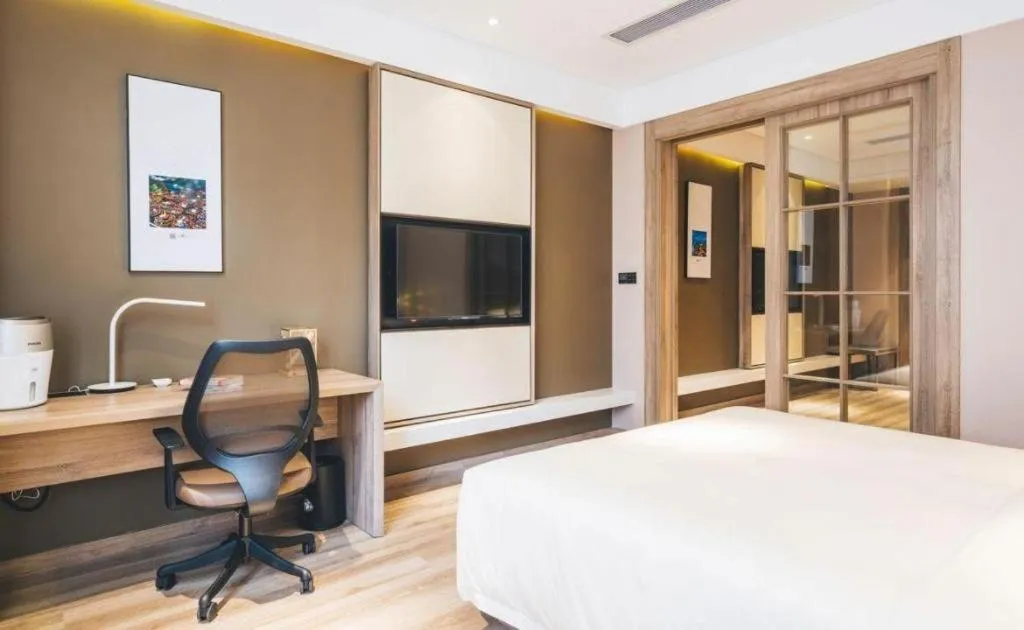 Bed in Vienna Hotel Shanghai Hongqiao Huaxin Road