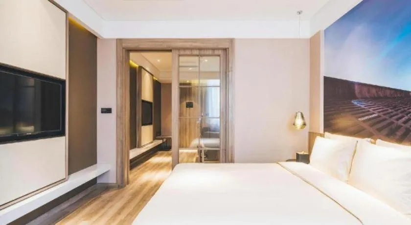 Bed in Vienna Hotel Shanghai Hongqiao Huaxin Road